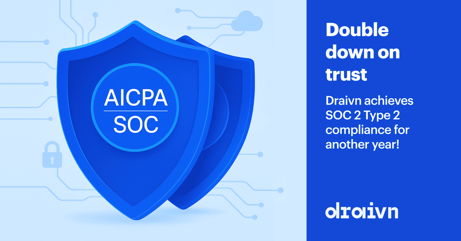 Draivn reaffirms commitment to data security by achieving SOC 2 Type 2 compliance